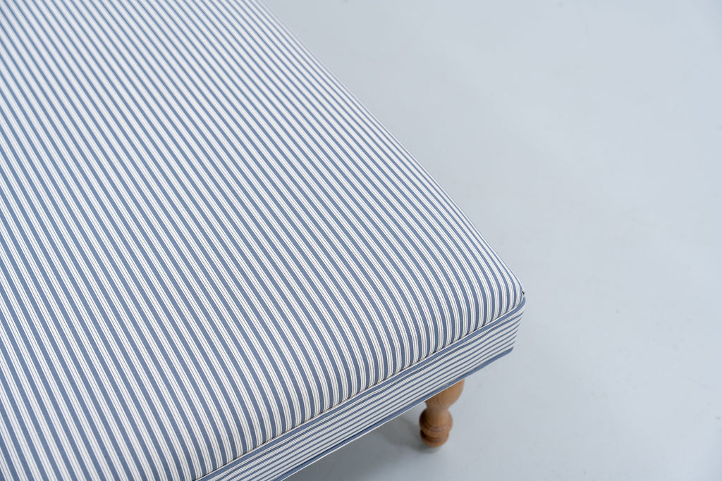 Cotswold Ticking Stripe Ottoman Detailed Fabric Texture View 4