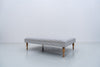 Cotswold Ticking Stripe Ottoman Perspective View 1