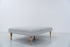 Cotswold Ticking Stripe Ottoman Perspective View 3