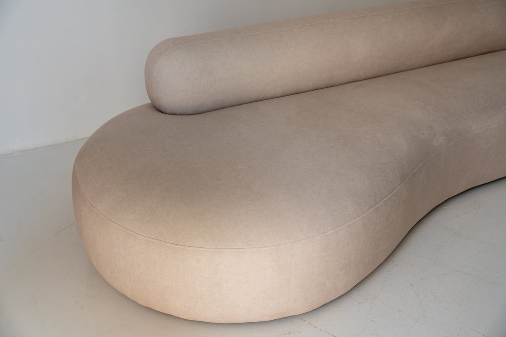 Crescent Sofa Close up Detailed View 6
