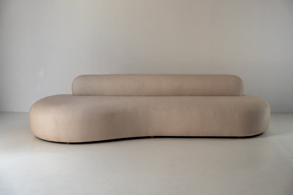 Crescent Sofa Front Perspective View 10
