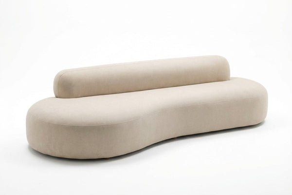 Crescent Sofa Front Perspective View 1