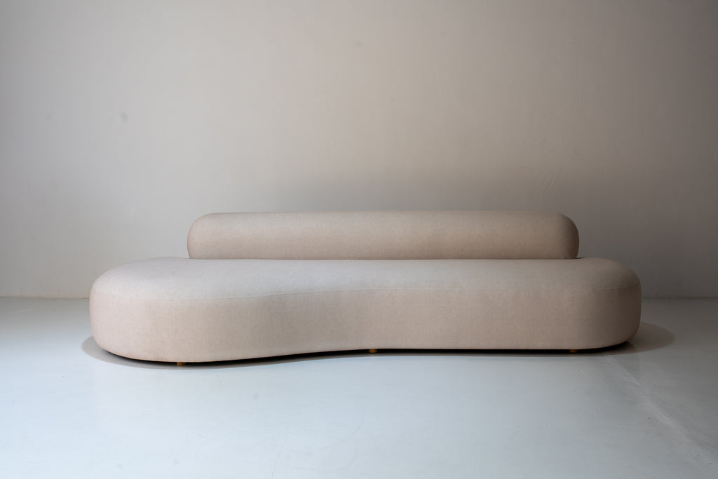 Crescent Sofa Front Perspective View 3