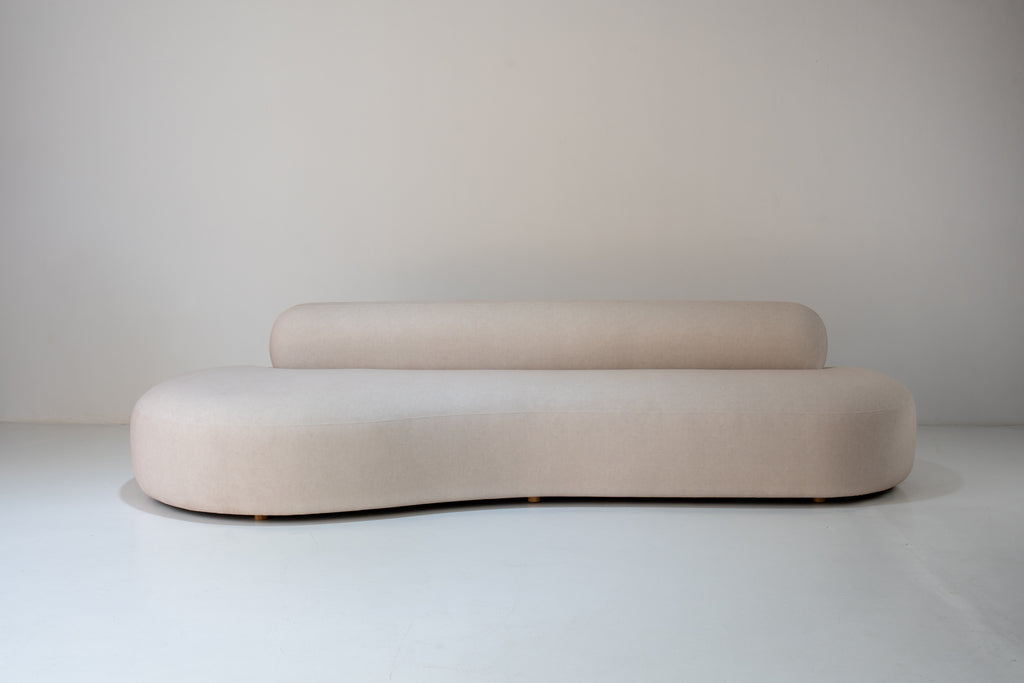 Crescent Sofa Front Perspective View 4