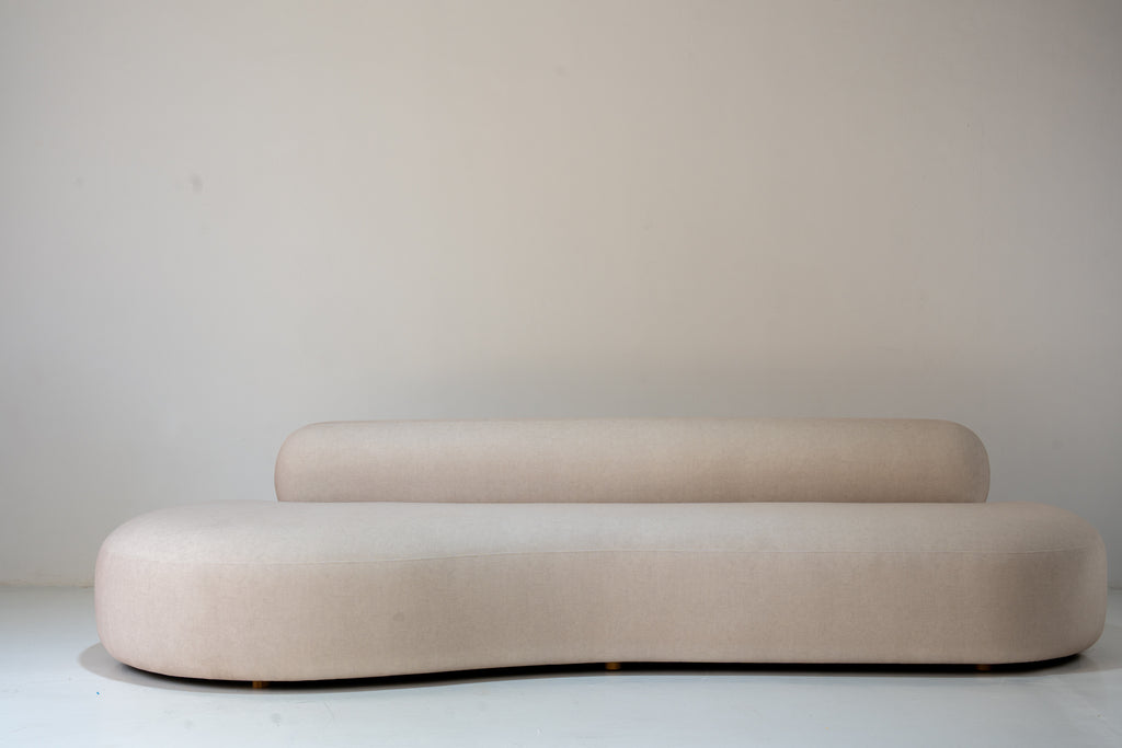 Crescent Sofa Front Perspective View 5