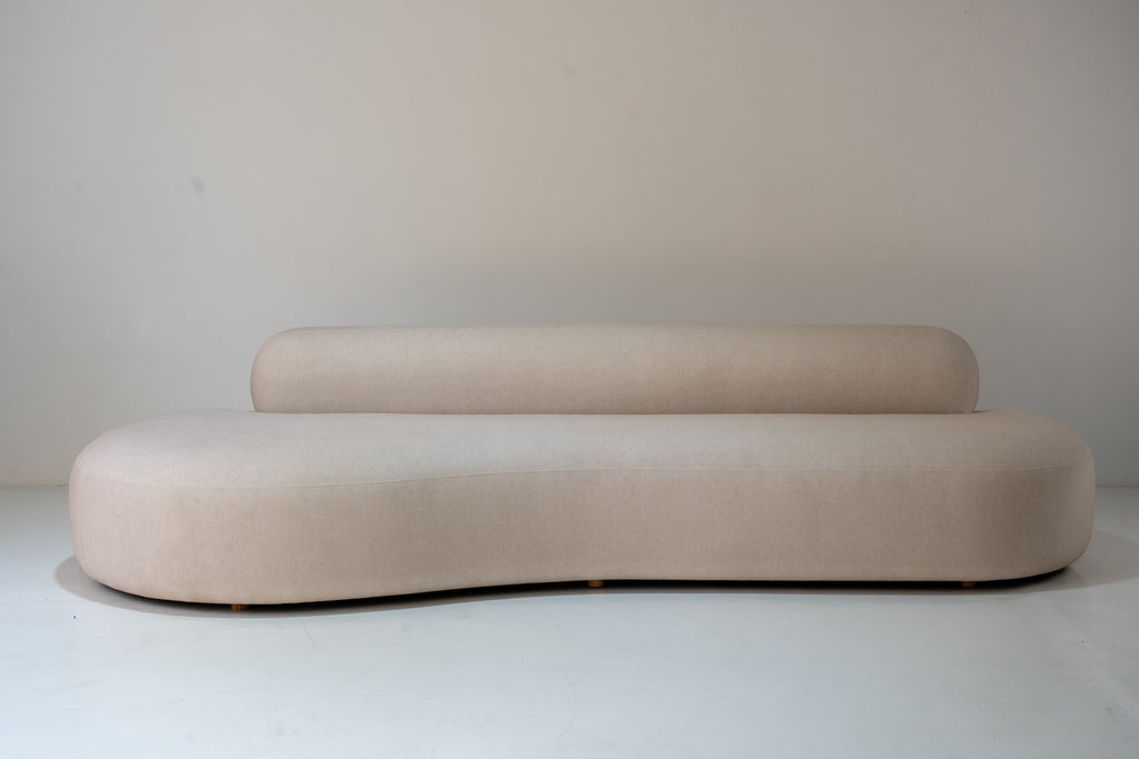 Crescent Sofa Front Perspective View 6