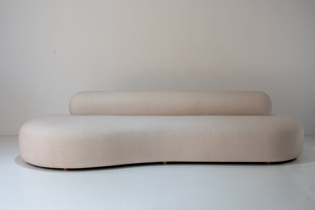 Crescent Sofa Front Perspective View 7