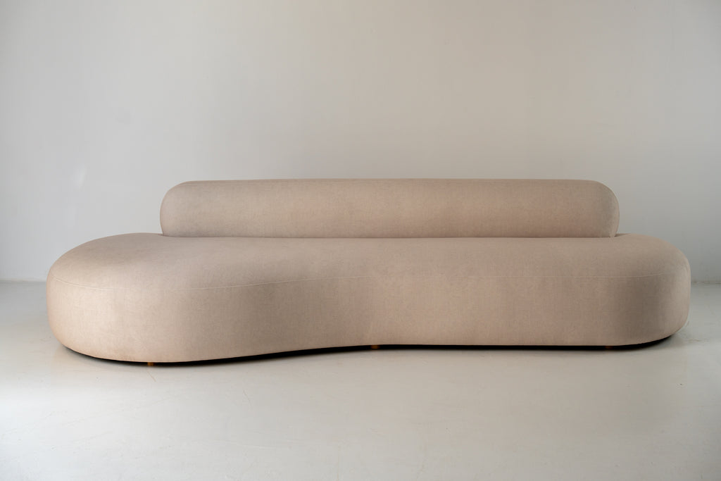 Crescent Sofa Front Perspective View 9