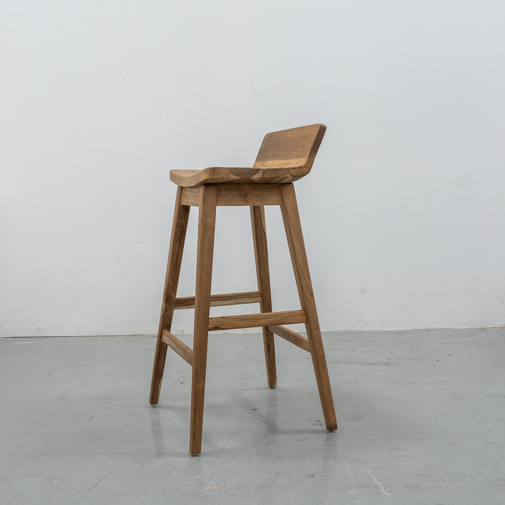 Crete Bar Chair Side view 2