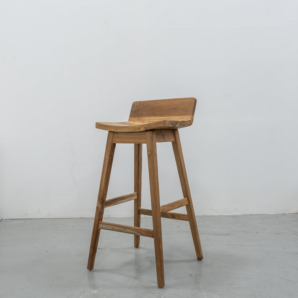 Crete Bar Chair Side view 3