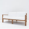 Crete Teak 2 Seater Sofa