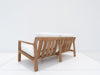 Crete Teak 2 Seater Sofa Back view