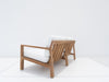 Crete Teak 2 Seater Sofa Back view