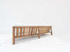 Crete Teak 3 Seater Sofa Back view