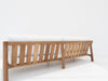 Crete Teak 3 Seater Sofa Back view