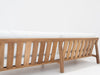 Crete Teak 3 Seater Sofa Back view