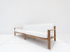 Crete Teak 3 Seater Sofa Side view