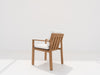 Crete Teak Dining Arm Chair Back view