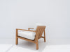 Crete Teak Lounge Chair Back view