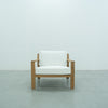 Crete Teak Lounge Chair Front view