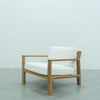 Crete Teak Lounge Chair Side view