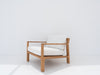 Crete Teak Lounge Chair Side view