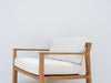 Crete Teak Lounge Chair Side view