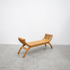 Curved Teak Bench