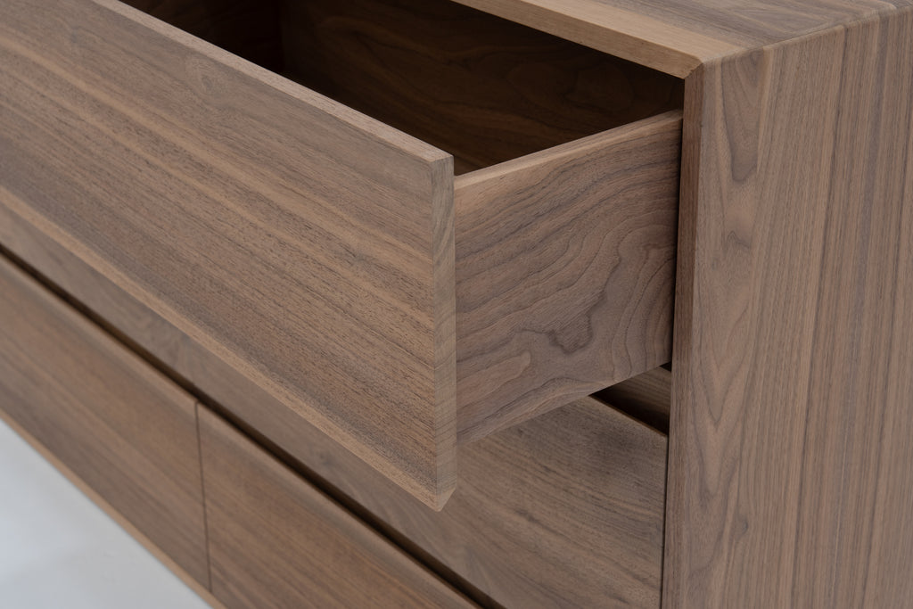 DSC00851-Amber Walnut Chest of Drawers Detailed Texture View 5