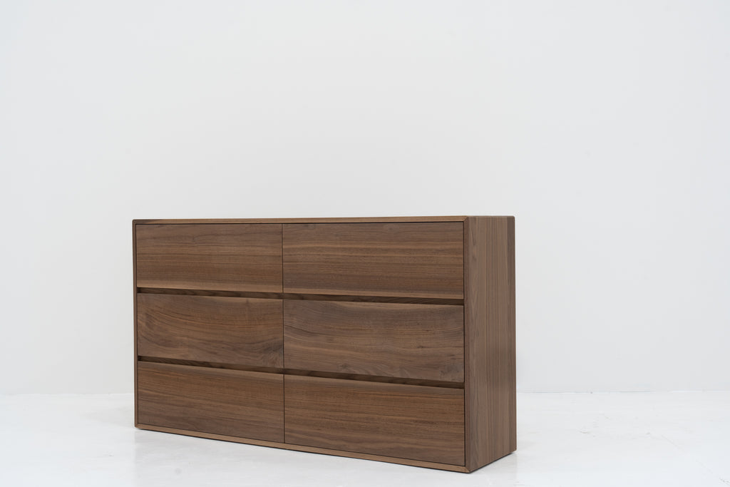 DSC00851-Amber Walnut Chest of Drawers Perspective View 1