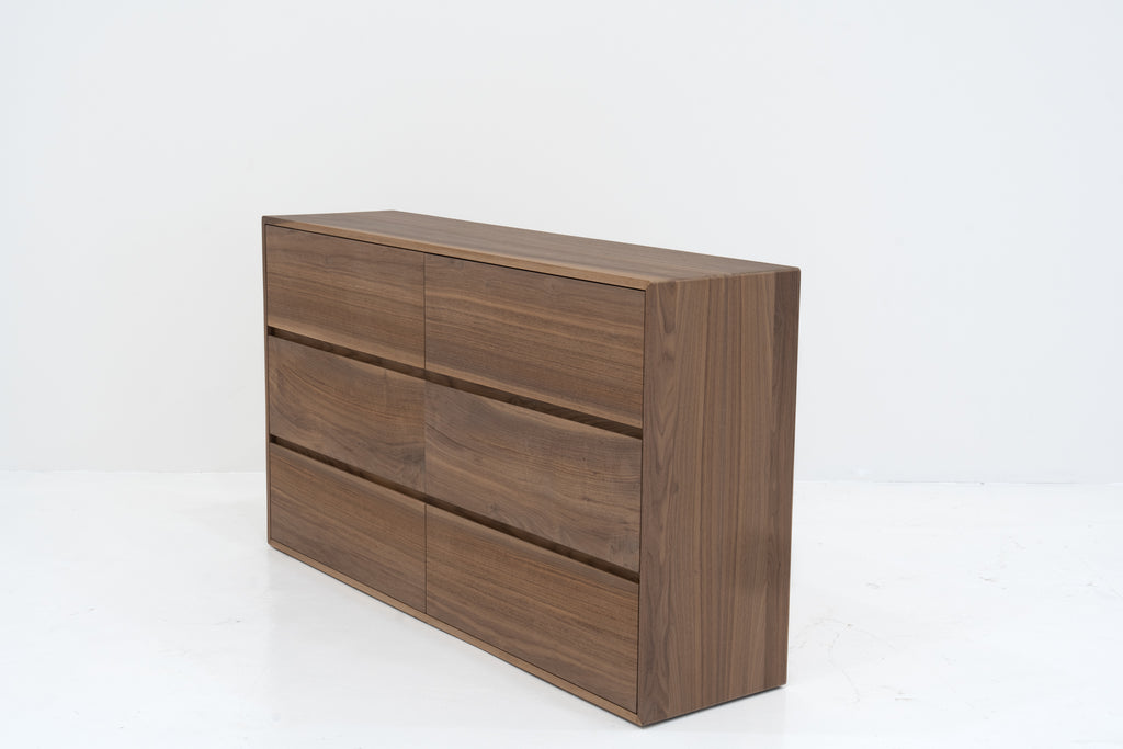 DSC00851-Amber Walnut Chest of Drawers Perspective View 3