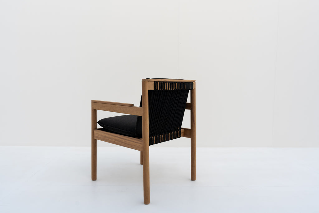 Del Mar Rope Dining Chair Back view