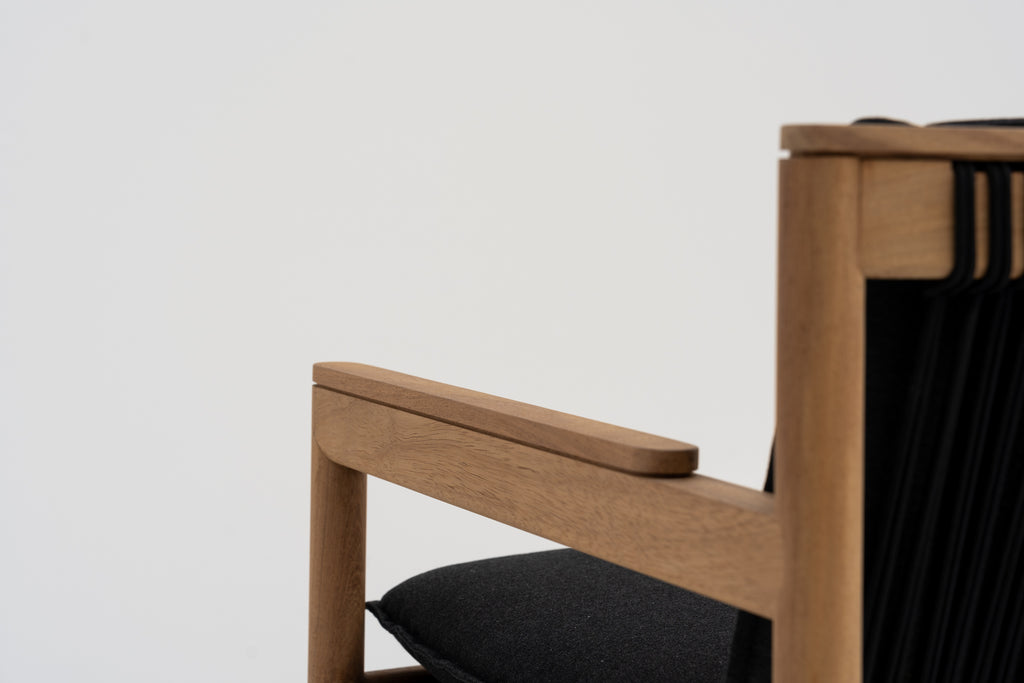 Del Mar Rope Dining Chair Back view 4