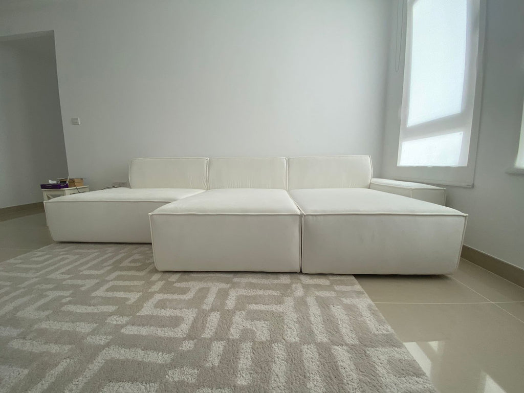 Denise Sofa Front Perspective View 10