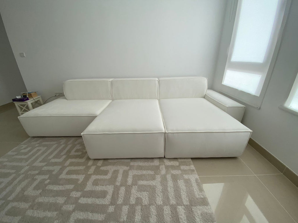 Denise Sofa Front Perspective View 8