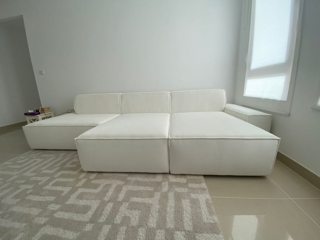 Denise Sofa Front Perspective View 9