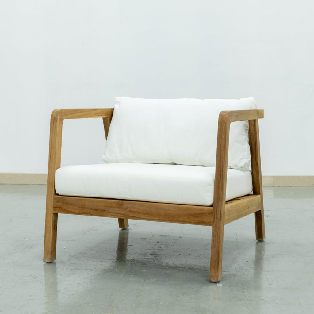 Dexx Teak & Rope Single Seater