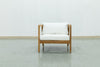 Dexx Teak & Rope Single Seater Front view