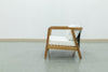 Dexx Teak & Rope Single Seater Side view