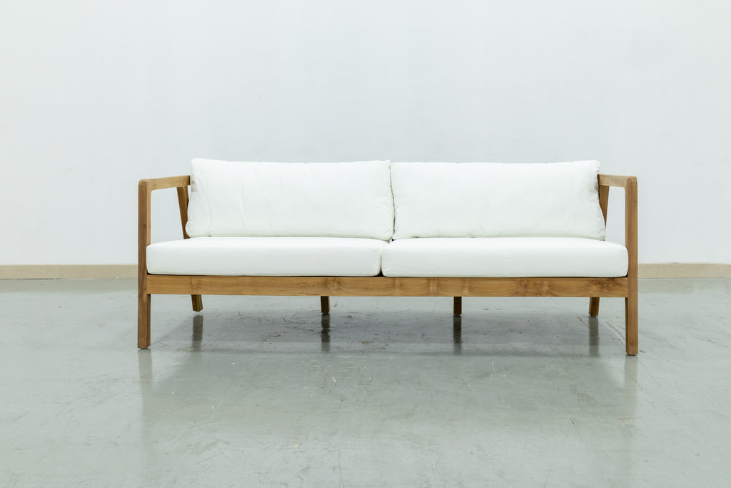 Dexx Teak & Rope Two Seater Front view