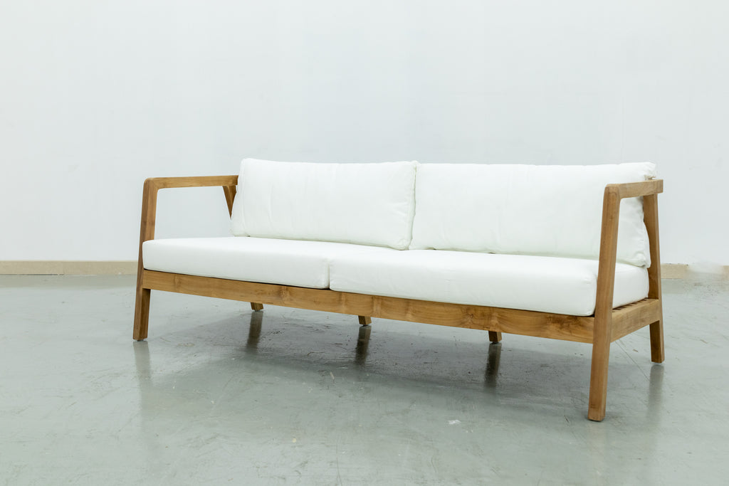 Dexx Teak & Rope Two Seater Side view