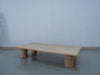 Drift Travertine Coffee Table Perspective View 1