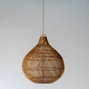 Dune Drop Rattan Pendant Light Perspective Morning View 2