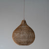 Dune Drop Rattan Pendant Light Perspective Morning View 3