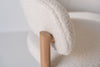 Dune Oak Dining Chair Detailed Fabric Texture View 2
