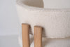 Dune Oak Dining Chair Detailed Fabric Texture View 3