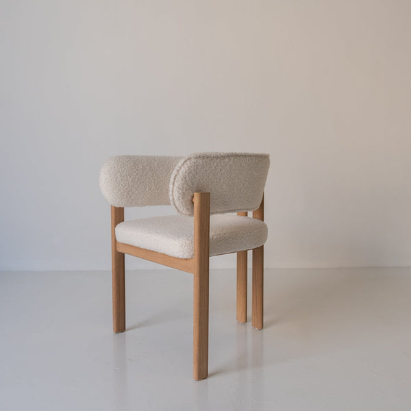 Dune Oak Dining Chair Perspective View 1