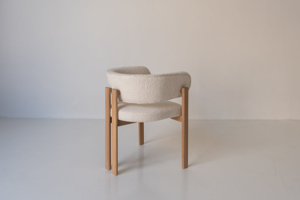 Dune Oak Dining Chair Perspective View 6