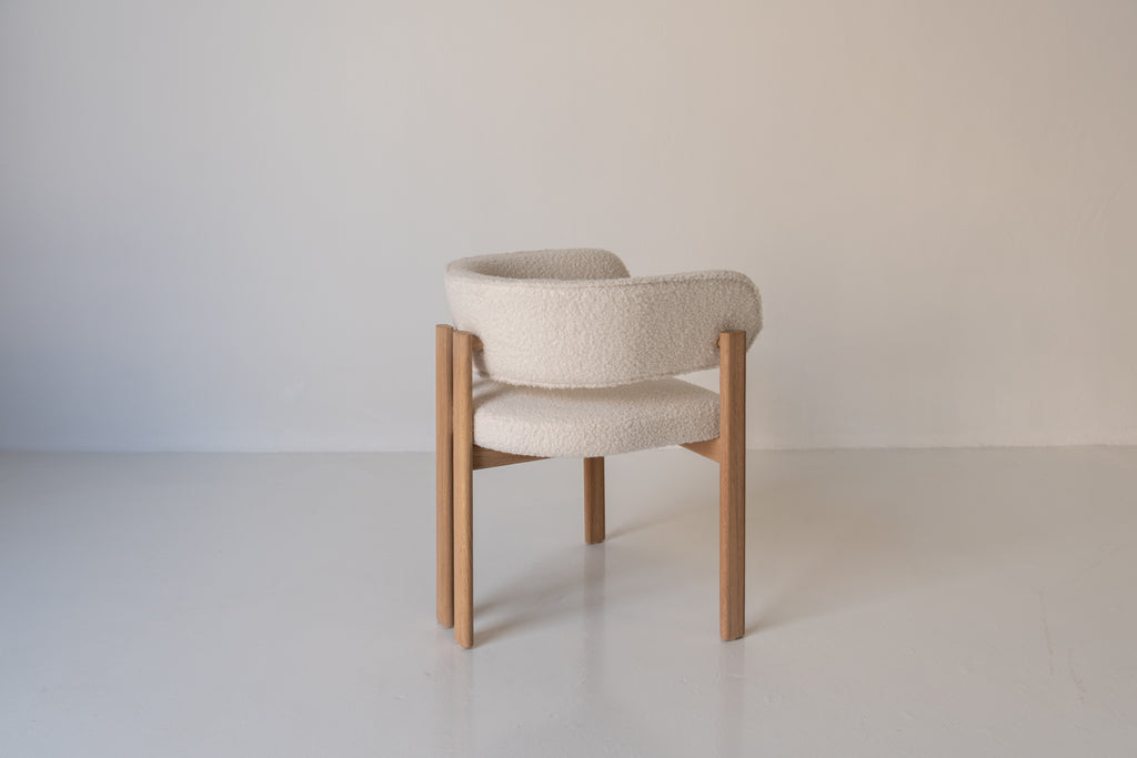 Dune Oak Dining Chair Perspective View 7
