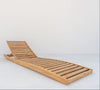 Dune Teak Sun Lounger Side view